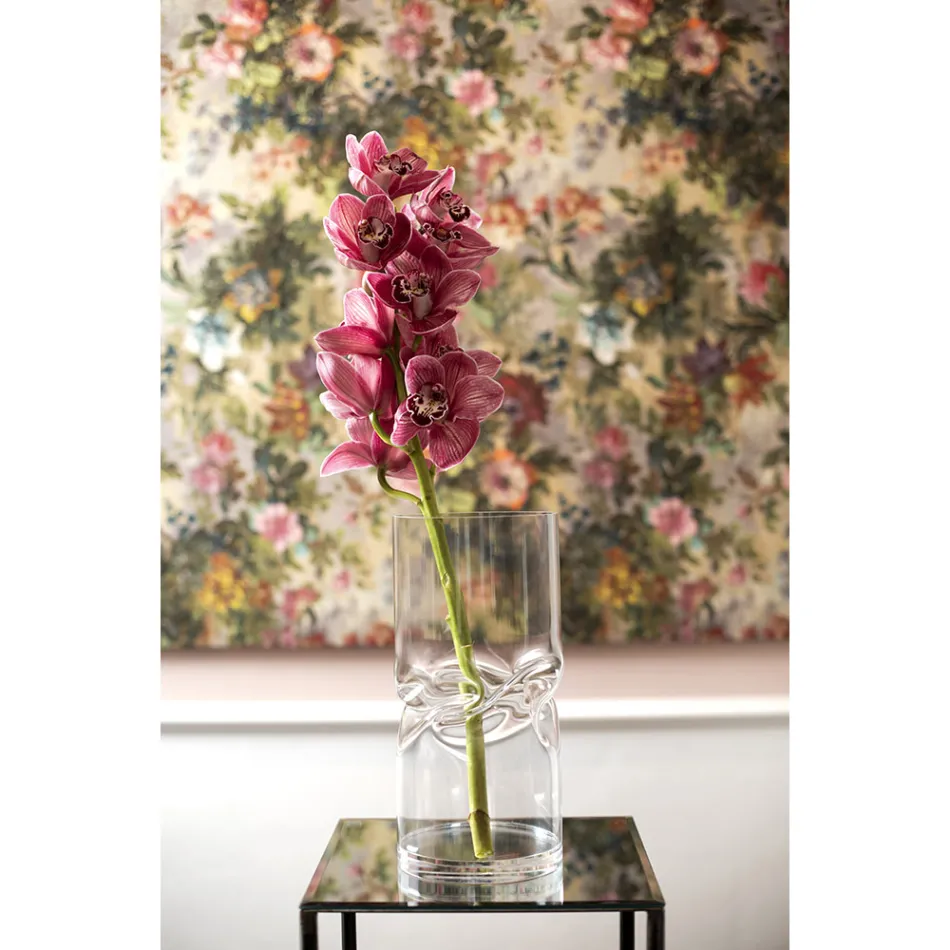 Moderne snoet akryl krystal vase forskellige finish - cigaret Viadurini