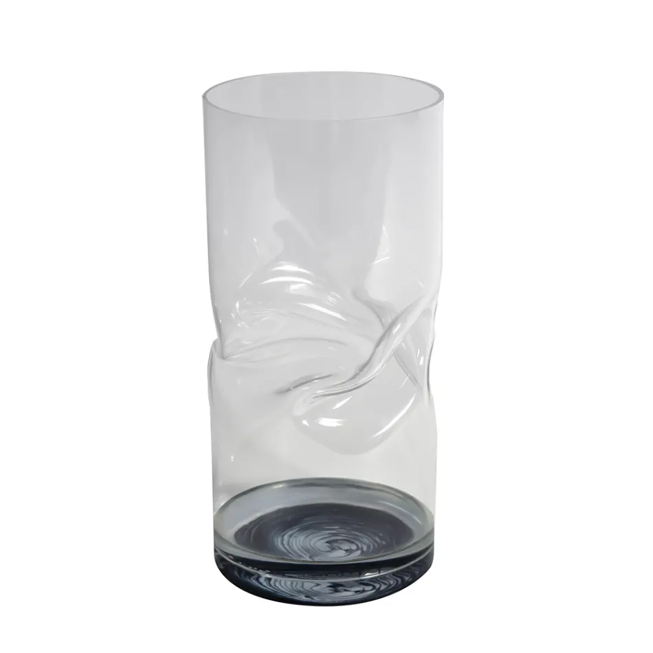 Moderne snoet akryl krystal vase forskellige finish - cigaret Viadurini