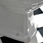 Klassisk design Monoblock-vase i hvid keramik fremstillet i Italien - Marwa Viadurini