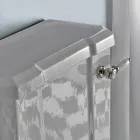 Klassisk design Monoblock-vase i hvid keramik fremstillet i Italien - Marwa Viadurini