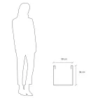 Potte eller firkantet havedeler Tre farver lavet i Italien - planter Viadurini