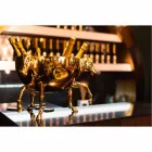 Indendørs dekorativ vase i hvid keramik eller 24 k guld fremstillet i Italien - Jacky Viadurini