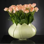 Moderne ornamental vase i farvet keramik håndlavet i Italien - Onyx Viadurini