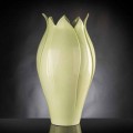 Moderne ornamental vase i farvet keramik håndlavet i Italien - Onyx