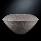 Moderne ornamental vase i farvet polyethylen fremstillet i Italien - træ Viadurini