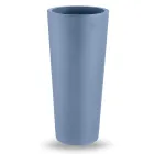 Rund udendørs vase i farvet polyethylen lavet i Italien - Nippon Viadurini