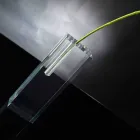 Moderne gennemsigtig plexiglasblomstervase lavet i Italien - unik Viadurini