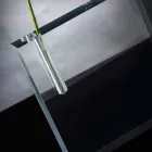 Moderne gennemsigtig plexiglasblomstervase lavet i Italien - unik Viadurini