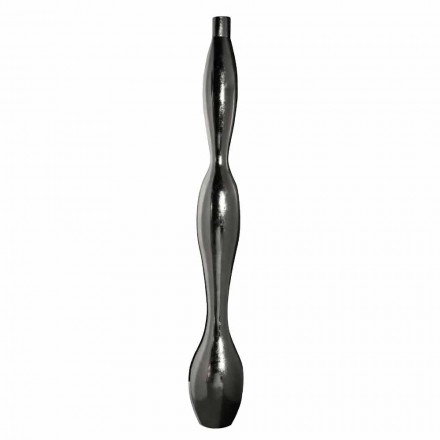 Indendørs vase i harpiksguld eller sølvblade Finish lavet i Italien - Quarto Viadurini