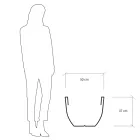 Fluorescerende vase til indendørs eller udendørs 3 dimensioner lavet i Italien - Fluos Viadurini