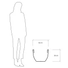 Fluorescerende vase til indendørs eller udendørs 3 dimensioner lavet i Italien - Fluos Viadurini