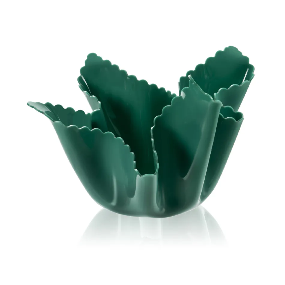 Genanvendelig Draperet Farvet Plexiglas Vase 2 Stykker 2 Størrelser - Gabria Viadurini