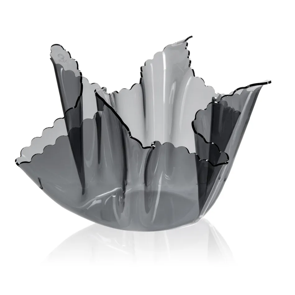 Genanvendelig Draperet Farvet Plexiglas Vase 2 Stykker 2 Størrelser - Gabria Viadurini