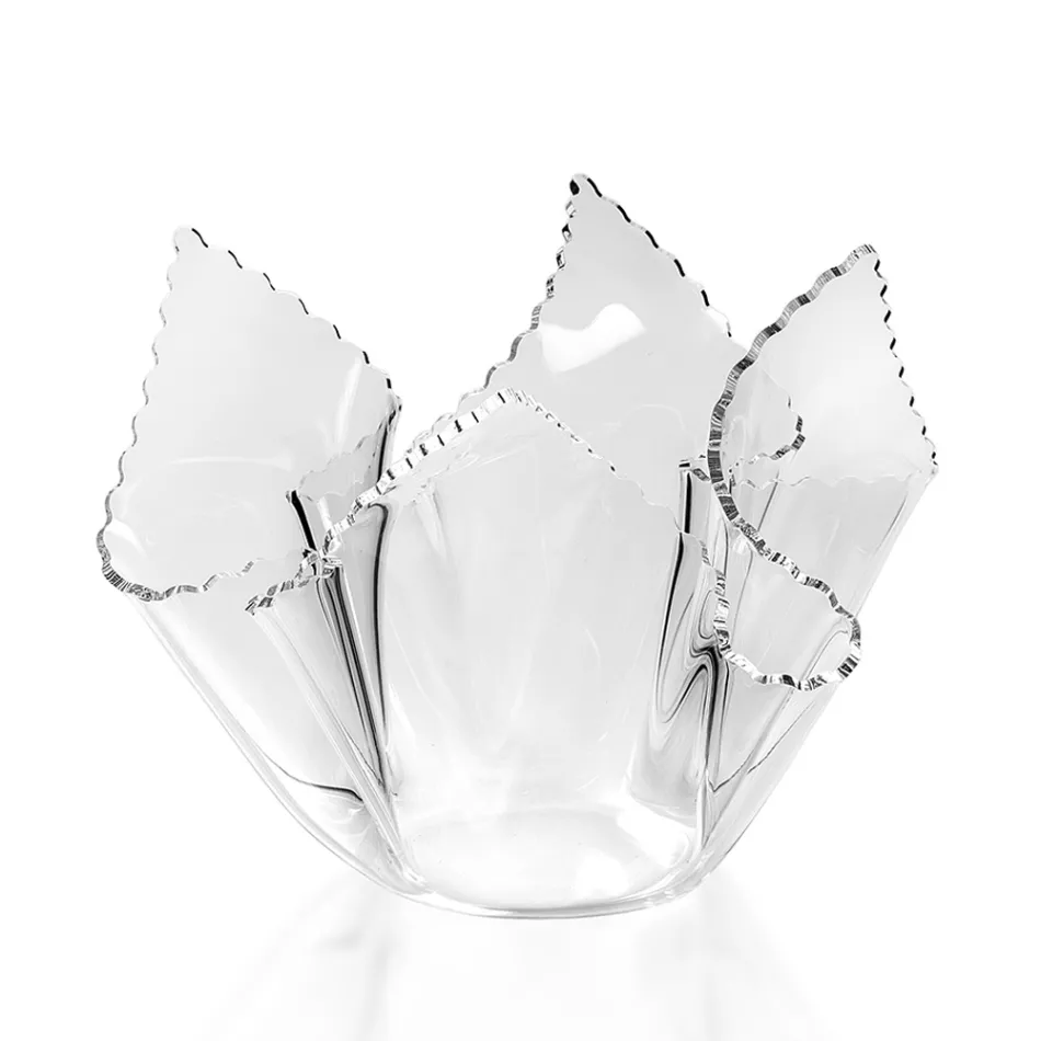 Genanvendelig Draperet Farvet Plexiglas Vase 2 Stykker 2 Størrelser - Gabria Viadurini