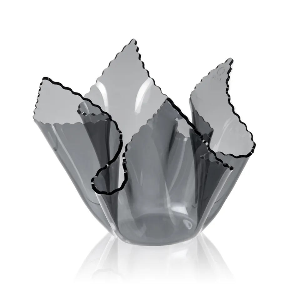 Genanvendelig Draperet Farvet Plexiglas Vase 2 Stykker 2 Størrelser - Gabria Viadurini