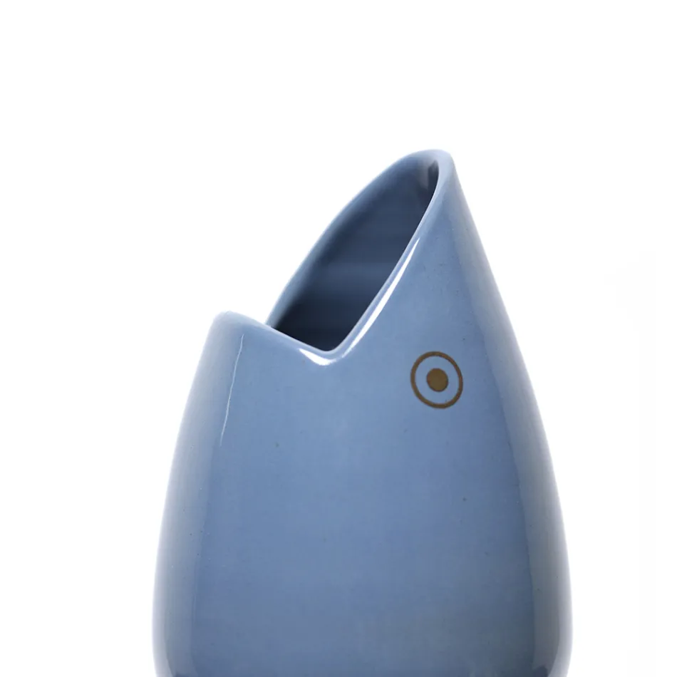 Keramisk blomstervase håndlavet i Italien - Tun Viadurini