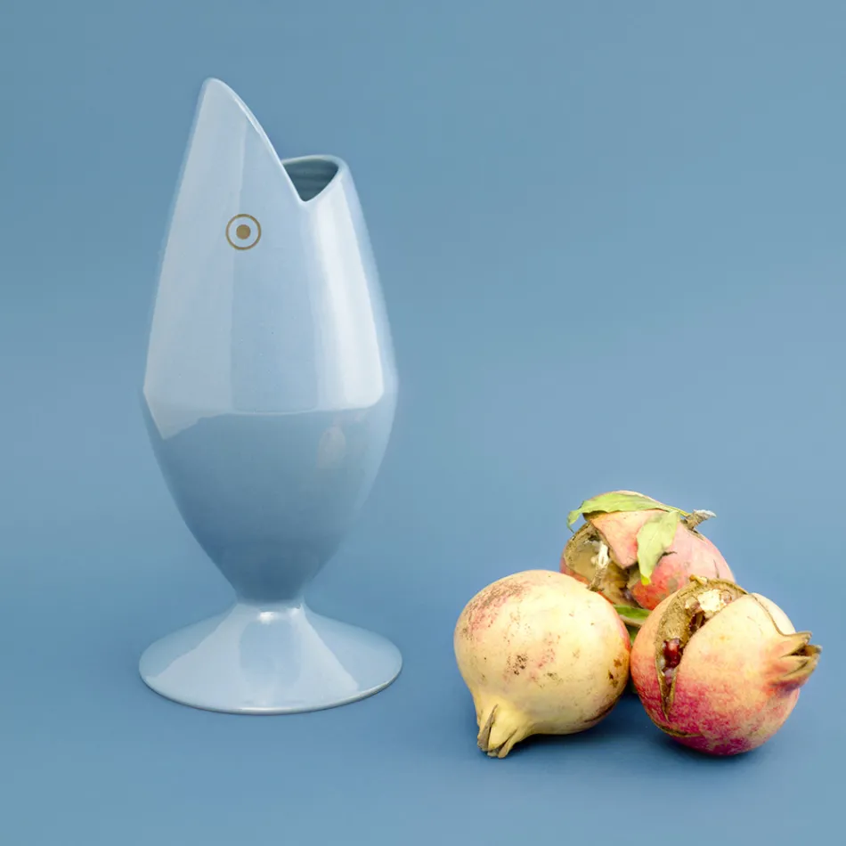 Keramisk blomstervase håndlavet i Italien - Tun Viadurini