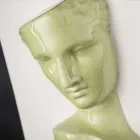 Moderne rektangulær vase i farvet keramik håndlavet i Italien - Lucas Viadurini