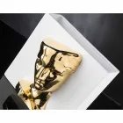 Moderne rektangulær vase i farvet keramik håndlavet i Italien - Lucas Viadurini