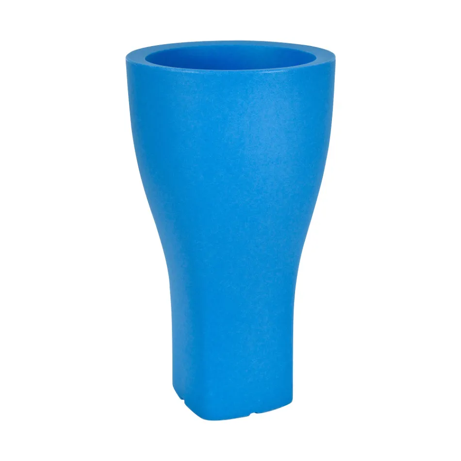 Rund farvet havekrukke i polyethylen Fremstillet i Italien - Tremont Viadurini