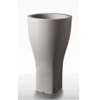 Rund farvet havekrukke i polyethylen Fremstillet i Italien - Tremont Viadurini