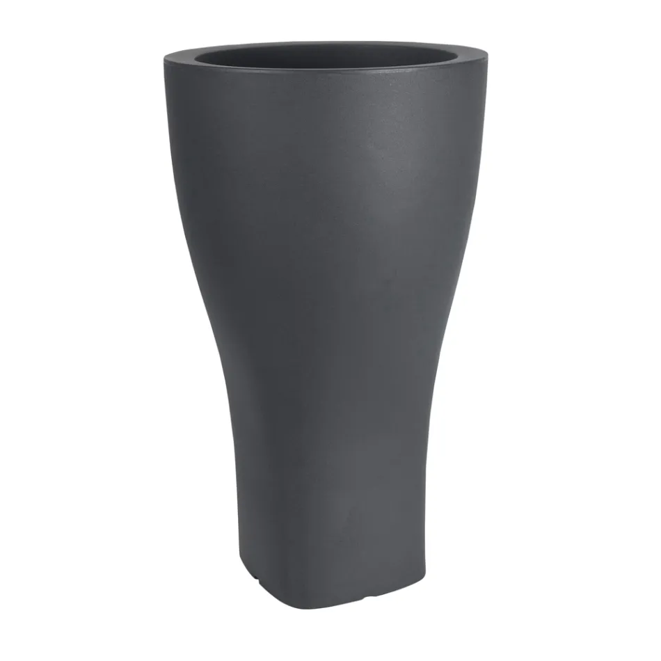 Rund farvet havekrukke i polyethylen Fremstillet i Italien - Tremont Viadurini