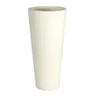 Rund fluorfarvet havevase med lys lavet i Italien - Avanas Viadurini