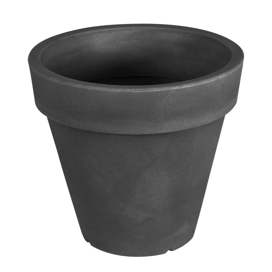 Rund farvet havevase eller med belysning Made in Italy - Avanas Viadurini