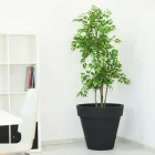 Rund farvet havevase eller med belysning Made in Italy - Avanas Viadurini