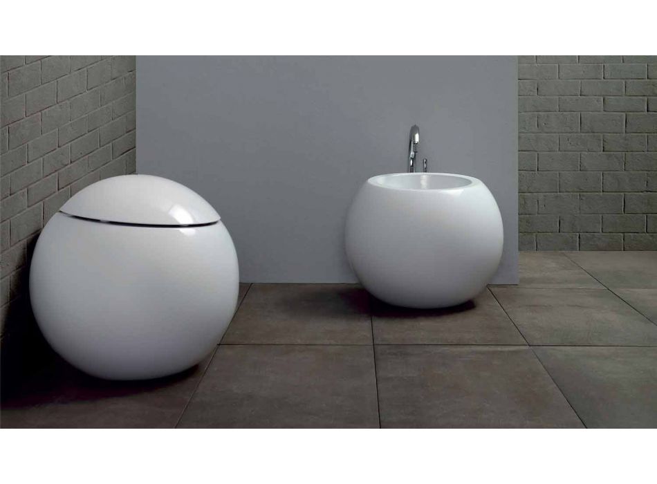 Vase Design WC Jar fremstillet i Italien i keramisk Fanna Viadurini