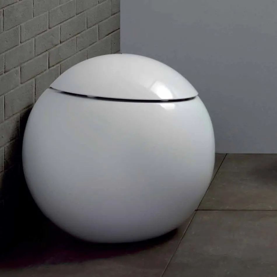 Vase Design WC Jar fremstillet i Italien i keramisk Fanna Viadurini