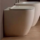Vase toilet i hvid keramik moderne design Shine Square H50 Uindfattet Viadurini