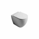 Vase moderne toilet hvid keramik Shine Square Uindfattet Made in Italy Viadurini