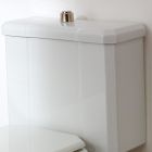 Hvid keramisk toiletkrukke med kassette, fremstillet i Italien - Nausica Viadurini