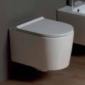 Pot hang toilet i moderne design Shine Square keramik, lavet i Italien