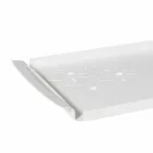 Serveringsbakke med blomster i hvidt, blåt eller mudderjern - Marken Viadurini