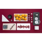 Rektangulært bakke i hvid Carrara-marmor fremstillet i Italien - Vassili Viadurini