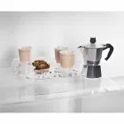Hævet bakke i gennemsigtigt plexiglas 6 eller 8 kaffe design 2 stykker - Cracco Viadurini
