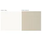 Stue Vitrine med 1 dør i hvid og Canaletto finish Made in Italy - Gerd Viadurini