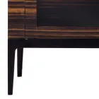 Grilli Zarafa massivt træskab med 2 døre lavet i Italien af ​​design Viadurini