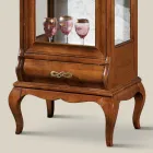 Luksus stue udstillingsvindue i klassisk valnøddetræ lavet i Italien - Hastings Viadurini