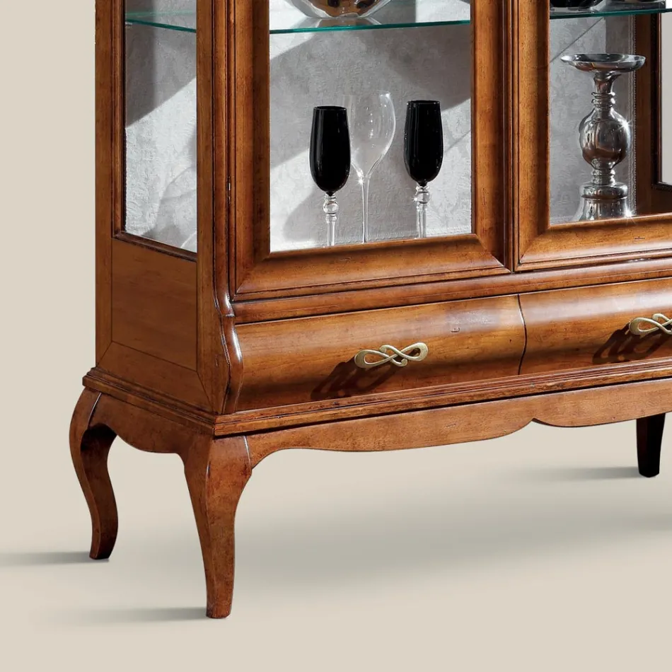 Luksus stueudstilling i klassisk valnøddetræ lavet i Italien - Hastings Viadurini