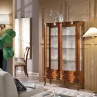 Træmontre i klassisk stil med låger og skuffer lavet i Italien - Versaille Viadurini