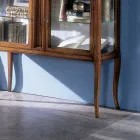 Udstillingsmontre i massivt toulipiertræ lavet i Italien - Chantico Viadurini