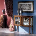 Udstillingsmontre i massivt toulipiertræ lavet i Italien - Chantico Viadurini