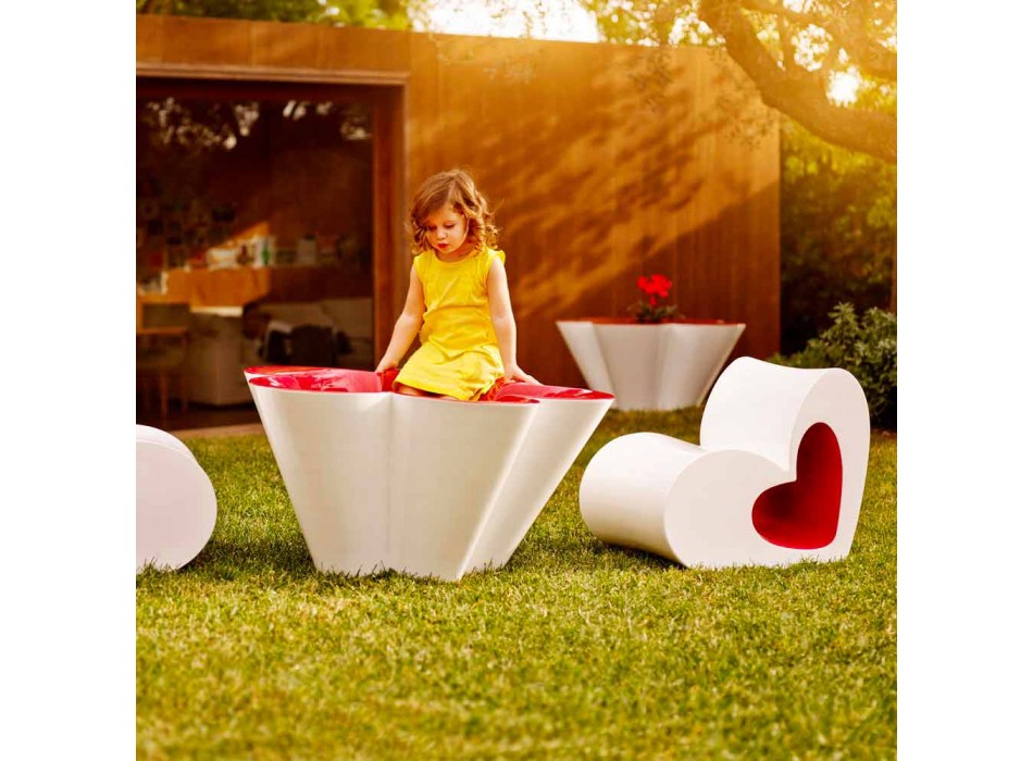 Vondom Agatha planter af moderne udendørs farvet polyethylen design Viadurini
