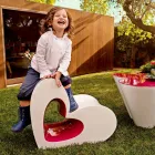 Vondom Agatha moderne design udendørs lænestol i farvet polyethylen Viadurini