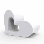 Vondom Agatha moderne design udendørs lænestol i farvet polyethylen Viadurini