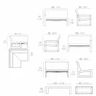 Vondom Frame haven lounge med moderne design Viadurini