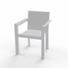 Vondom Frame udendørs stol med armlæn i moderne design Viadurini